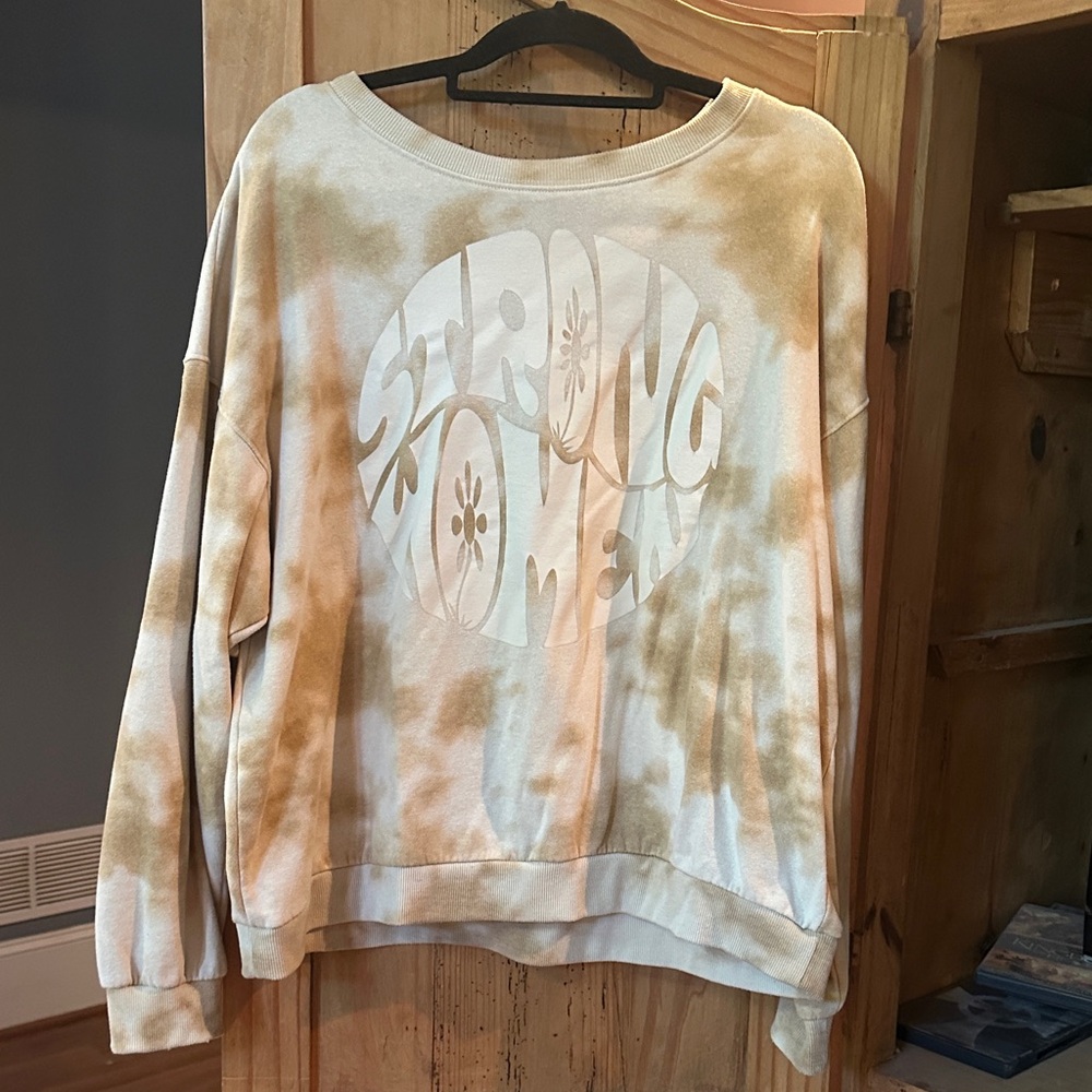 Tie-Dye 'Strong Woman' Sweatshirt